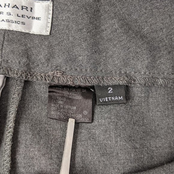 Tahari Gray Wide Leg Pants - Picture 7 of 7